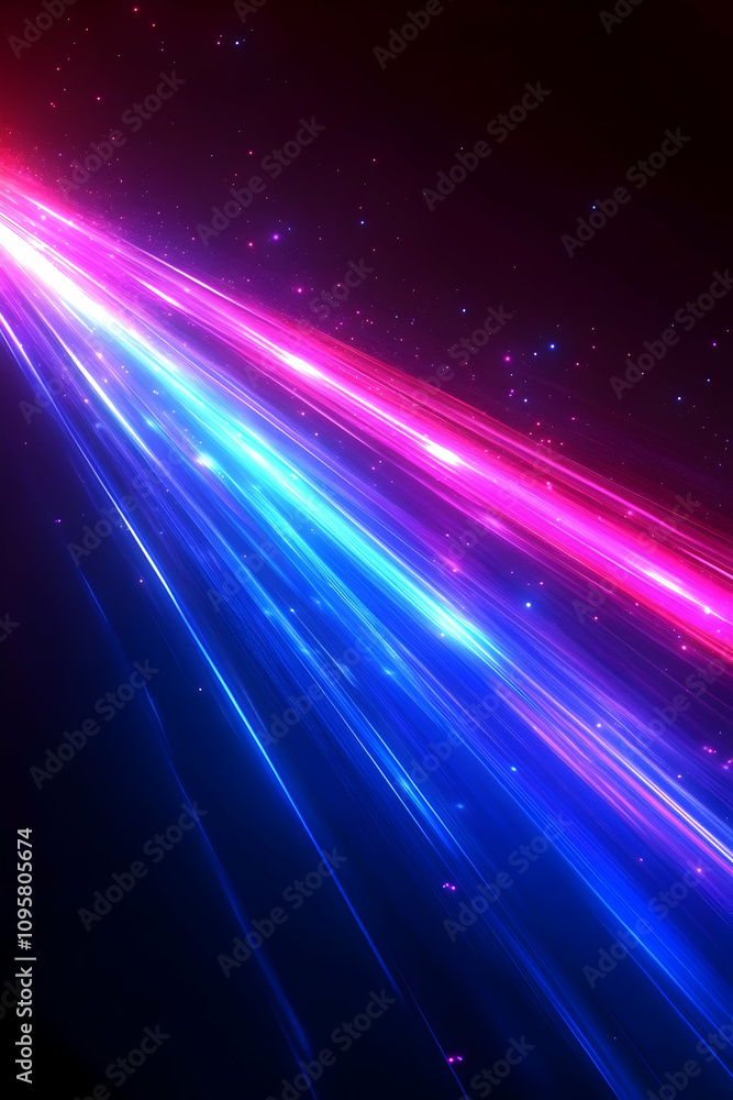 Abstract Background Neon Light Rays Abstract Background Neon Light Rays