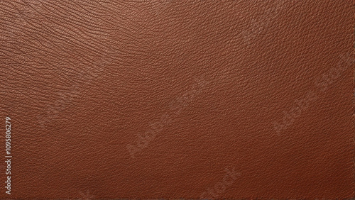 Close-Up of Leather with Fine-Grain Texture Natural Matte Finish with Rustic Charm and Realistic Detail.