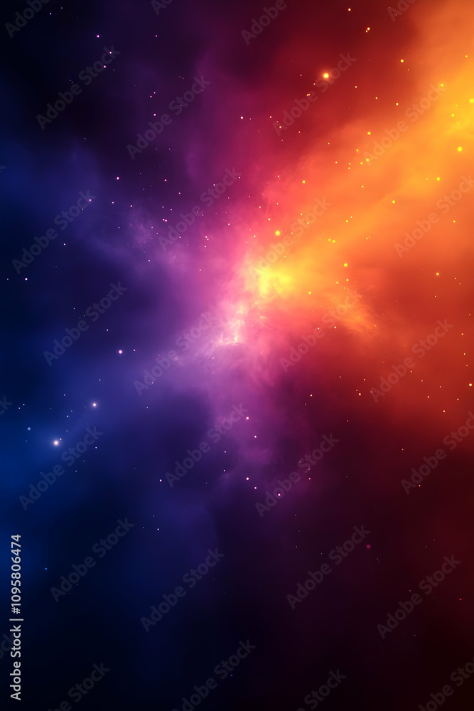 Obraz premium Cosmic Nebula Abstract Background