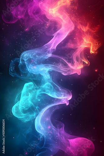 Abstract Nebula Background ...