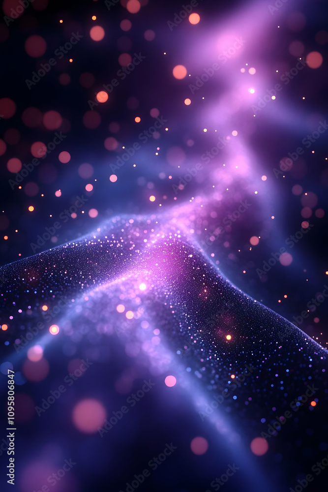 Fototapeta premium Abstract Purple Glitter Background Image