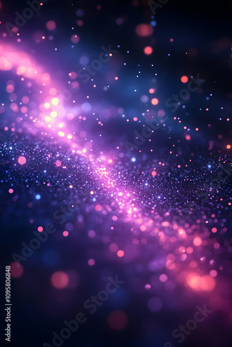 Abstract Glitter Background, Purple and Pink