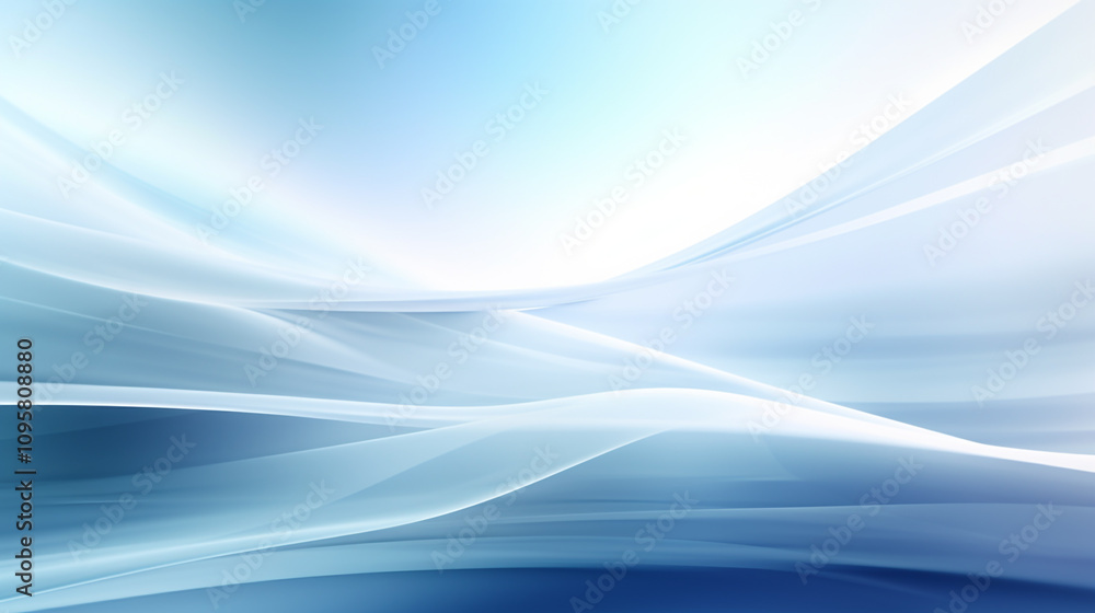 Blue Sunburst Background, frame of abstract vector blue wave melody lines on white. Blue Sunburst Background, frame of abstract vector blue wave melody lines on white.