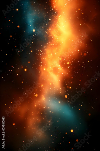 Cosmic Nebula Abstract Back...