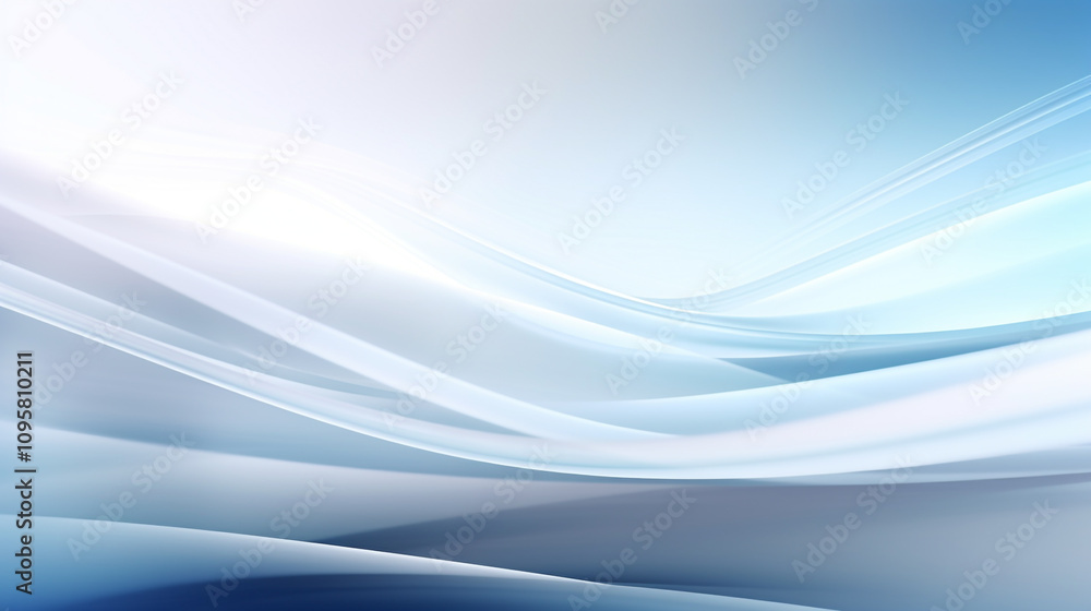 Soft color blue wave background.