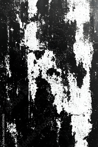 Abstract Black and White Gr...