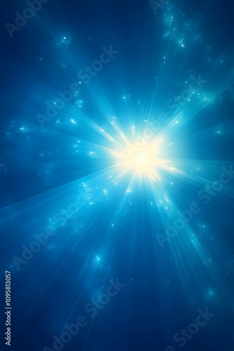 Radiant Blue Abstract Backg...