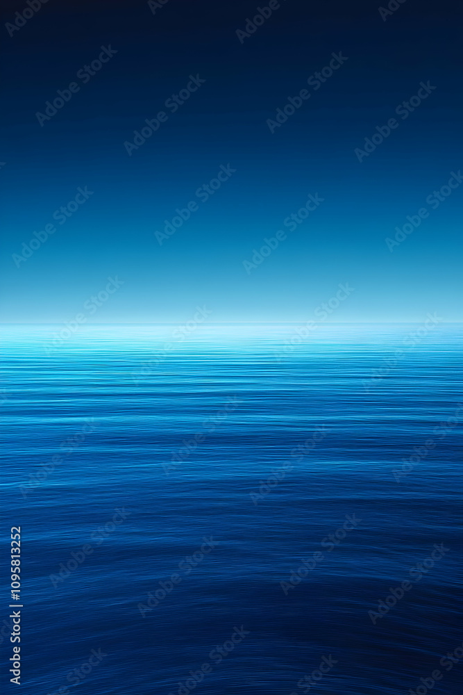 Obraz premium Serene Ocean Background Illustration