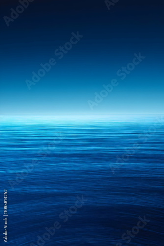 Serene Ocean Background Illustration