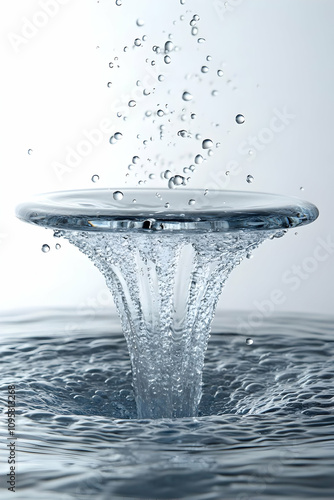 Water Droplets Splashing Il...