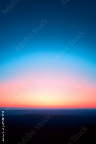 Pastel Sunset Landscape Background Image