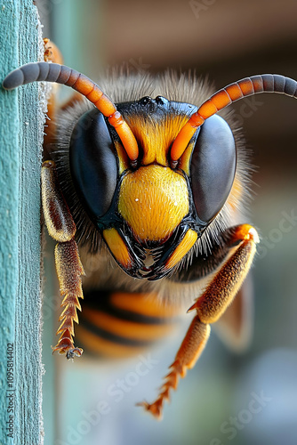 Macro Photo of a Wasp