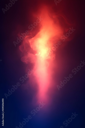 Abstract Background Red and Blue Smoke Illustration