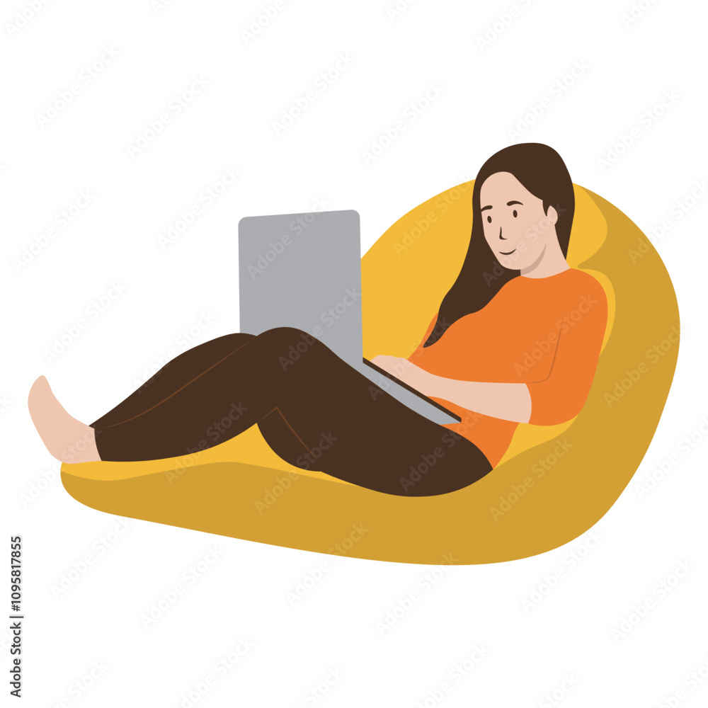 Fototapeta premium World Programmer Day People Illustration. Flat Vector Character.