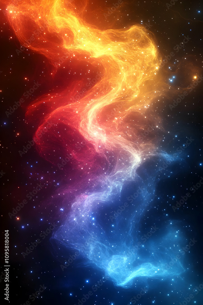Cosmic Nebula Abstract Background Image Cosmic Nebula Abstract Background Image