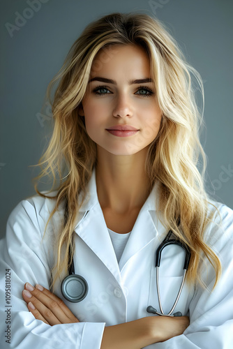 Portrait of Female Doctor i...