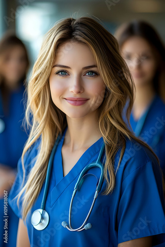 Smiling Female Doctor Reali...
