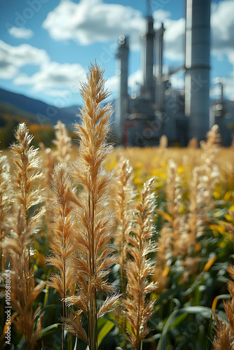 Golden Grass Industrial Bac...