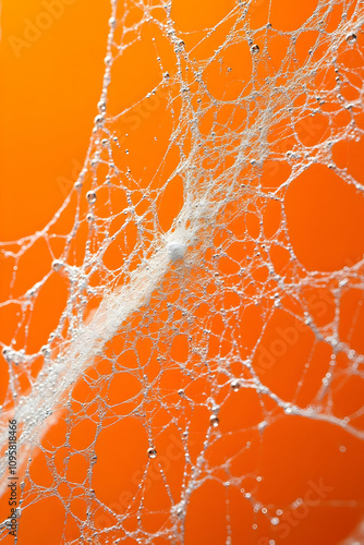 Intricate Spiderweb Dewdrop...
