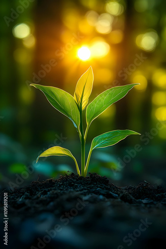 Sunrise Sapling: A Realisti...