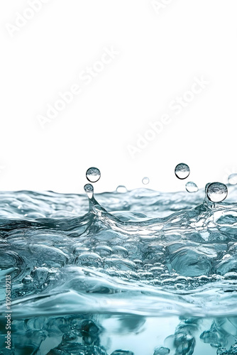 Water Droplets Splashing Te...