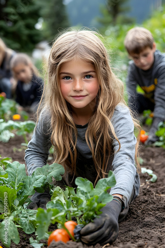 Girl Gardening: A Realistic...
