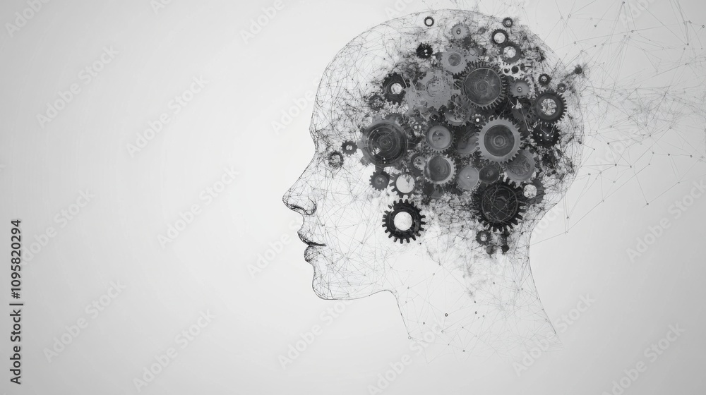 Abstract Concept of Innovation and Creativity in Mind Abstract Concept of Innovation and Creativity in Mind