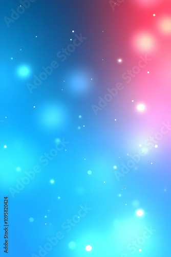 Abstract Blue Pink Glow Bac...