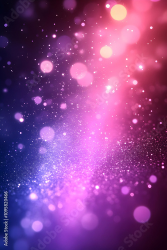 Purple Pink Glitter Abstrac...