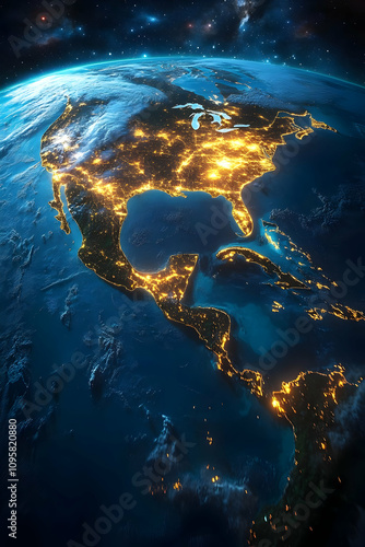 Night Lights of North Ameri...