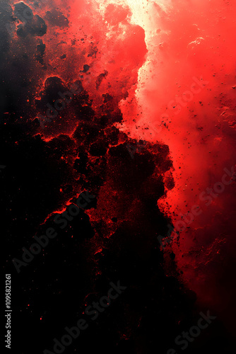 Red Black Abstract Backgrou...