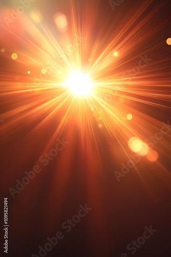 Golden Ray Burst Abstract B...