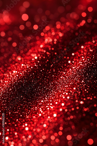 Red Glitter Abstract Backgr...