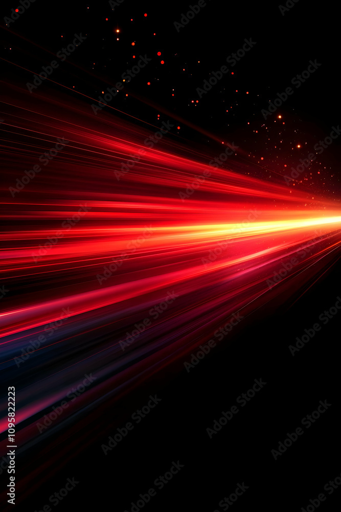 Abstract Red Light Streaks Background Illustration Abstract Red Light Streaks Background Illustration