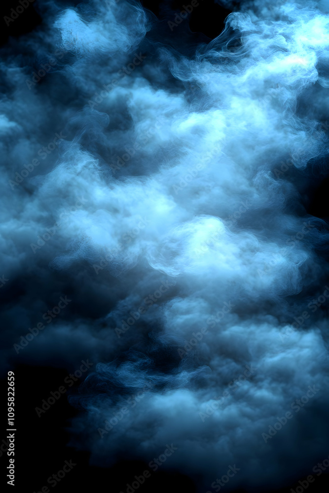 Abstract Blue Smoke Background Illustration Abstract Blue Smoke Background Illustration
