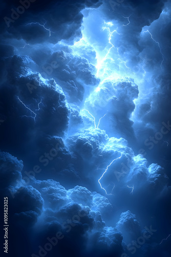 Epic Lightning Storm Illust...
