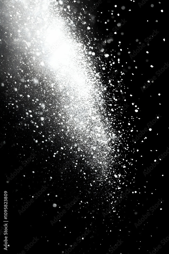 Fototapeta premium Abstract White Powder Burst Background Image