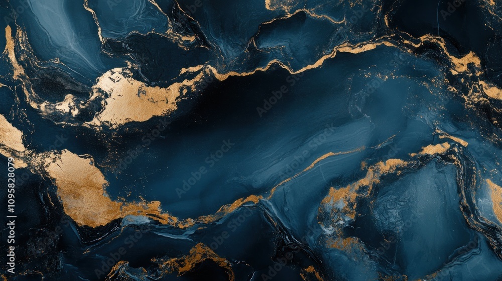 Subtle marble texture, navy and gold tones, elegant abstract wallpaper Subtle marble texture, navy and gold tones, elegant abstract wallpaper