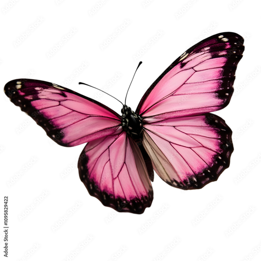 Fototapeta premium Butterfly Fluttering Nature Garden Wildlife Photography Natural Habitat Close-Up View Beauty of Nature for Environmental Awareness