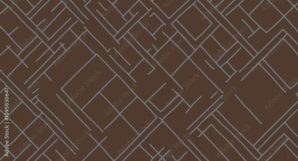Gray Diamond pattern hand drawn design on Brown background illustration Gray Diamond pattern hand drawn design on Brown background illustration