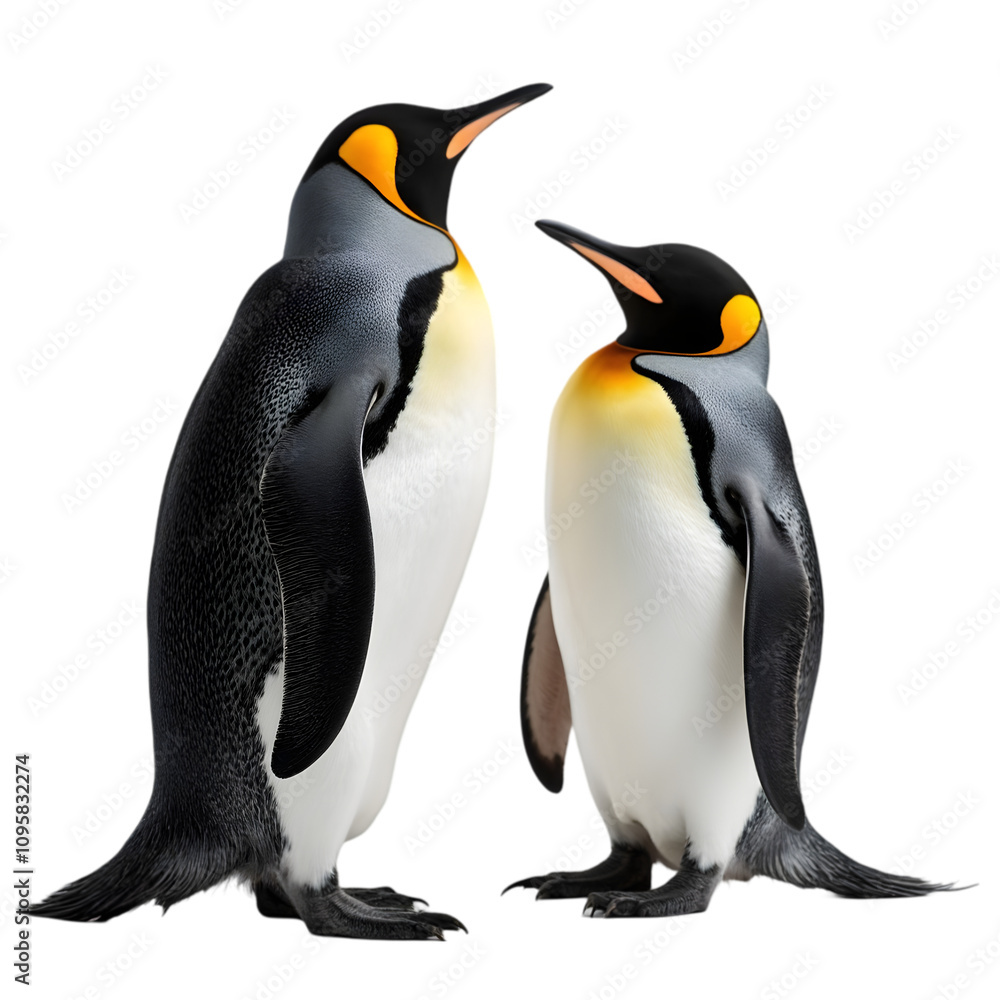 Obraz premium Penguins in Nature Wildlife Photography Antarctica Scenic View Animal Behavior Environmental Awareness