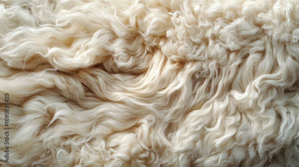 Soft, flowing wool fibers create warm and inviting texture, resembling gentle waves. This abstract interpretation captures essence of natural fibers beautifully Soft, flowing wool fibers create warm and inviting texture, resembling gentle waves. This abstract interpretation captures essence of natural fibers beautifully