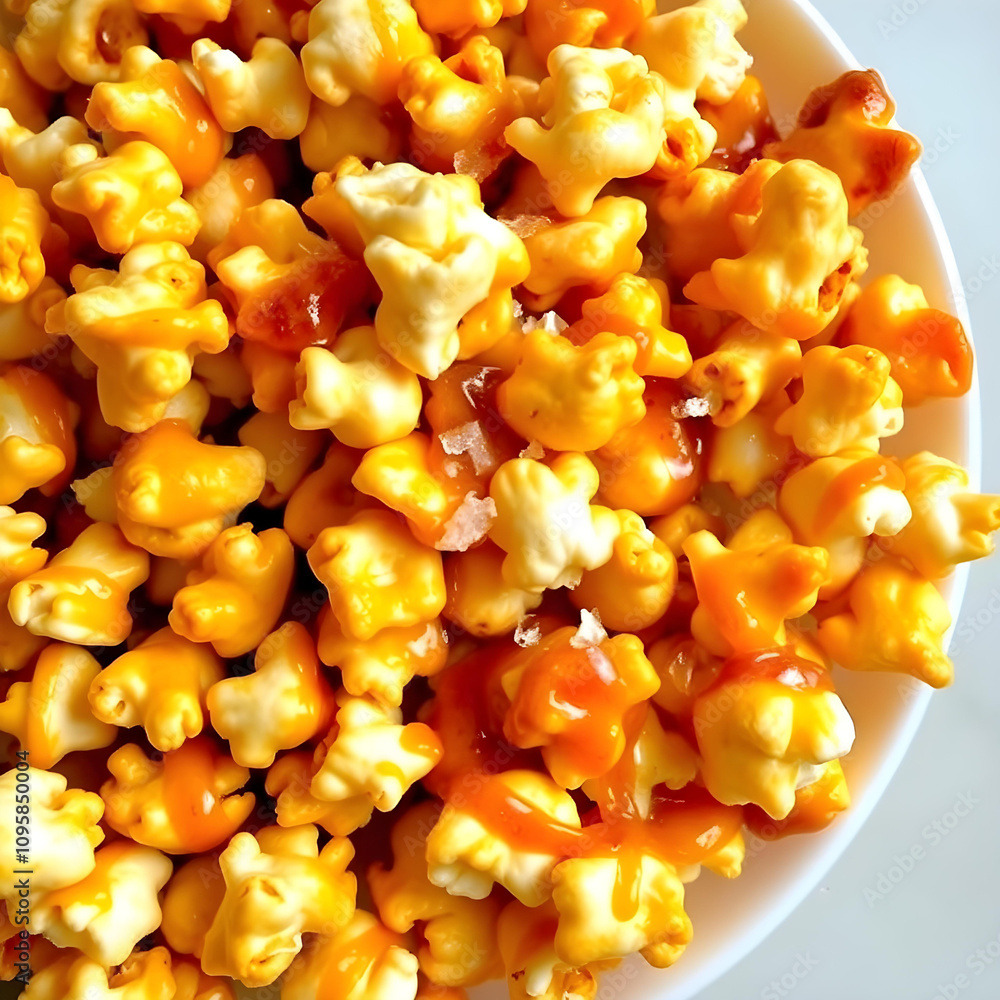 Honey-glazed popcorn with a dash of sea salt