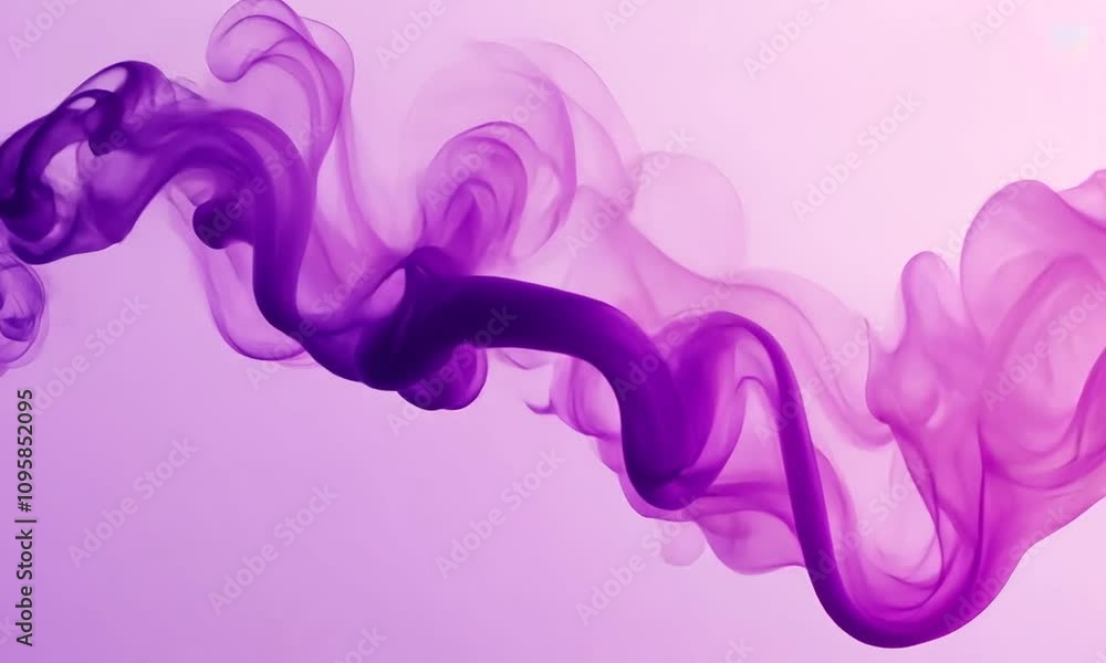 Abstract Purple Smoke Swirls on Lavender Background Abstract Purple Smoke Swirls on Lavender Background