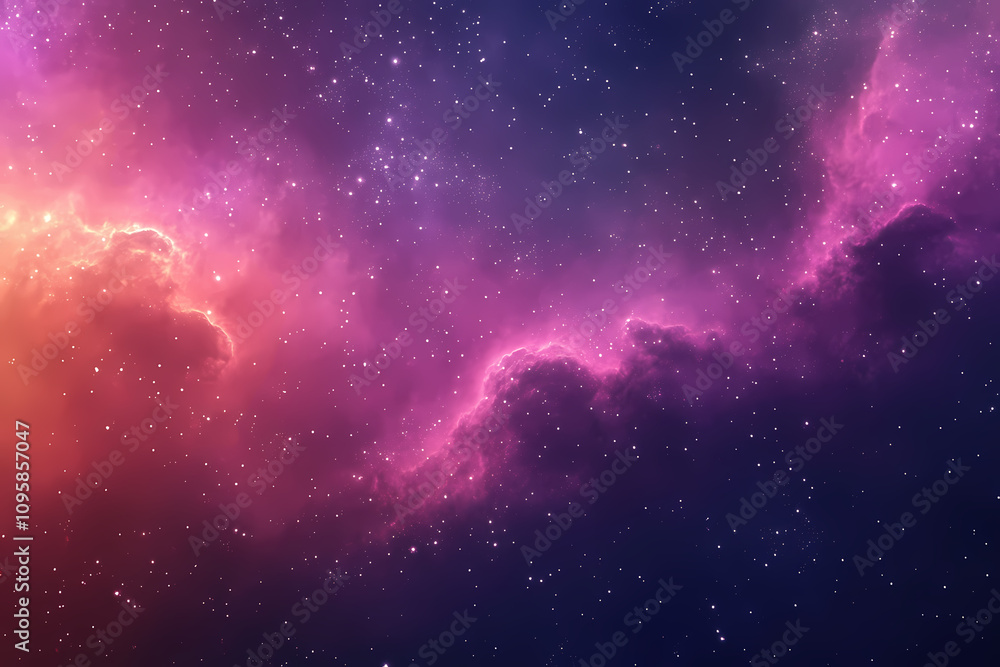 Fototapeta premium Abstract Galaxy and Cosmic Aurora Background