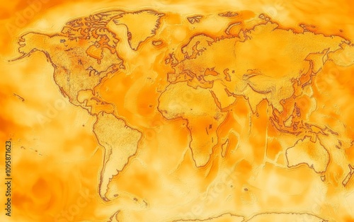 Climate warming, climate change, melting ice and snow, sea level rise, high temperatures, environment, environmental pollution, environmental damage,