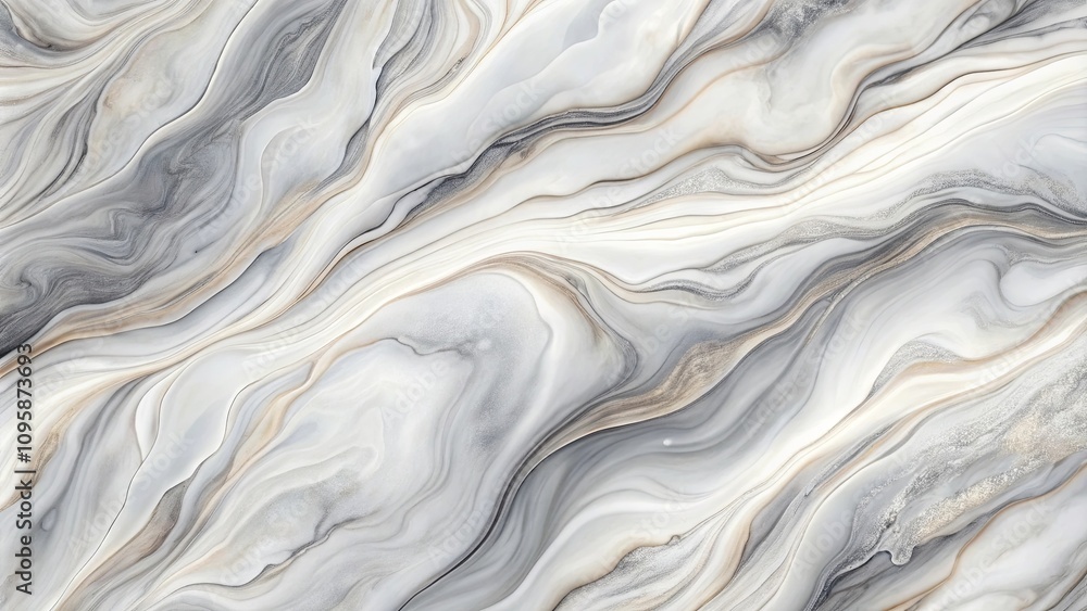 Abstract Swirling Marble Texture with Grey, White, and Beige Tones Abstract Swirling Marble Texture with Grey, White, and Beige Tones