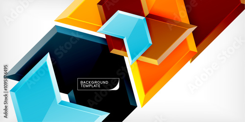 Free Download Arrow technology and business concept background. Vector Illustration For Wallpaper, Banner, Background, Card, Book Illustration, landing page - GFXLoad