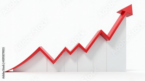 Stylized Red Graph Indicating Positive Financial Growth with Clear Background for Copy Space Free Download Stylized Red Graph Indicating Positive Financial Growth with Clear Background for Copy Space - GFXLoad