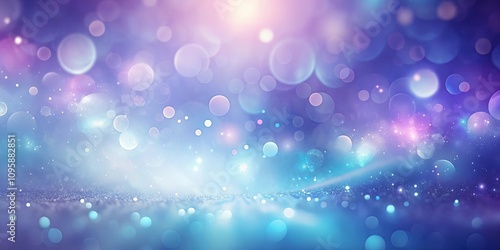 Abstract Sparkling Background with Shimmering Lights and Glowing Bokeh